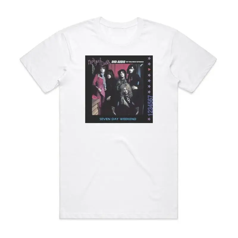 New York Dolls Seven Day Weekend Album Cover T-Shirt