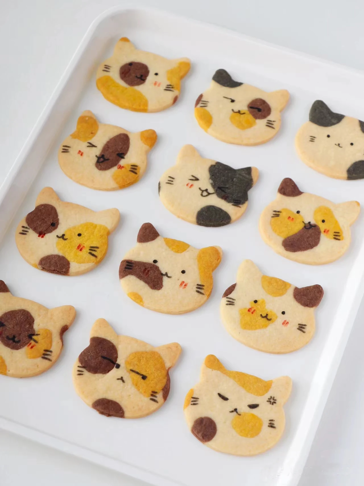 1Pc Cute Cat Pattern Cookie Cutter Mini Animal Shape Biscuit Stamp Kids Party Decoration Accessories And Tools Hand Pressed Mold