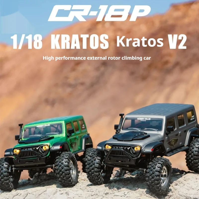 

HOBBY PLUS HB 1/18 Kratos KRATOS V2 Внешний ротор с дистанционным управлением Электрический альпинистский автомобиль Внедорожник