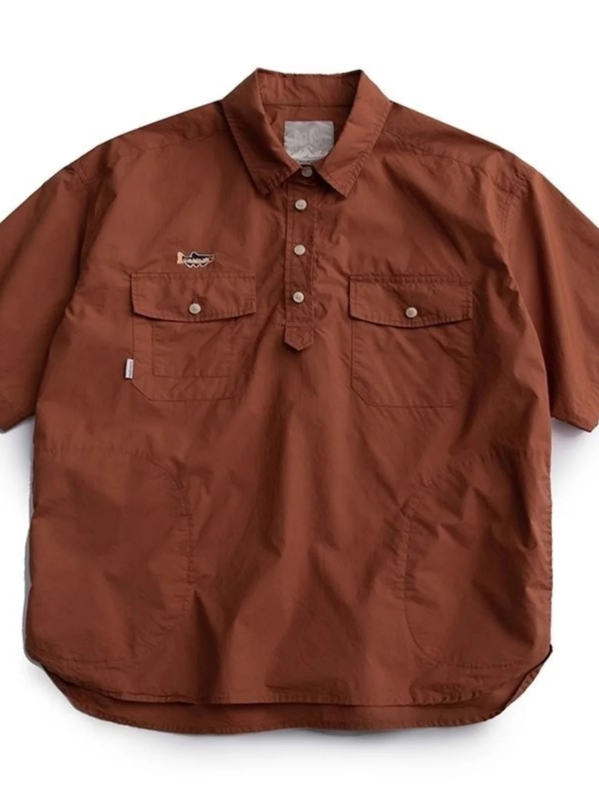 

Летняя тонкая рубашка свободного кроя для мужчин, дышащая повседневная рубашка с коротким рукавом, модная брендовая рубашка больших размеров