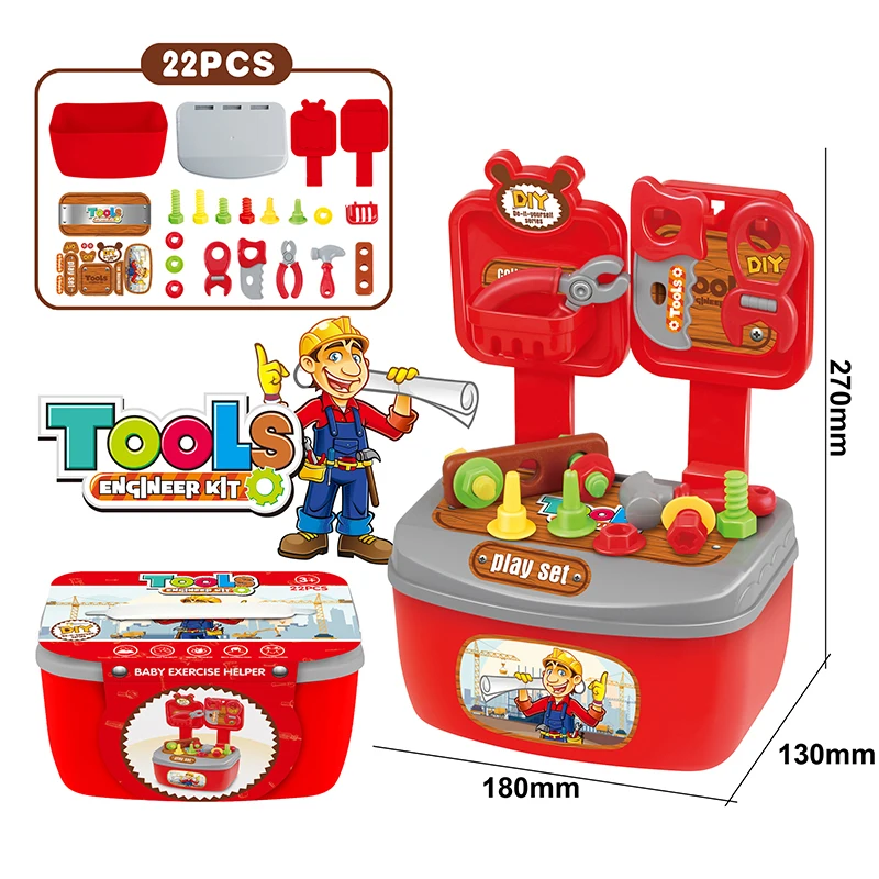 Children Toys Role-playing Games Toy Set Kids Tool Kits Dentist Tools Kitchenware Girl Makeup Set Box Simulation Pretend Play