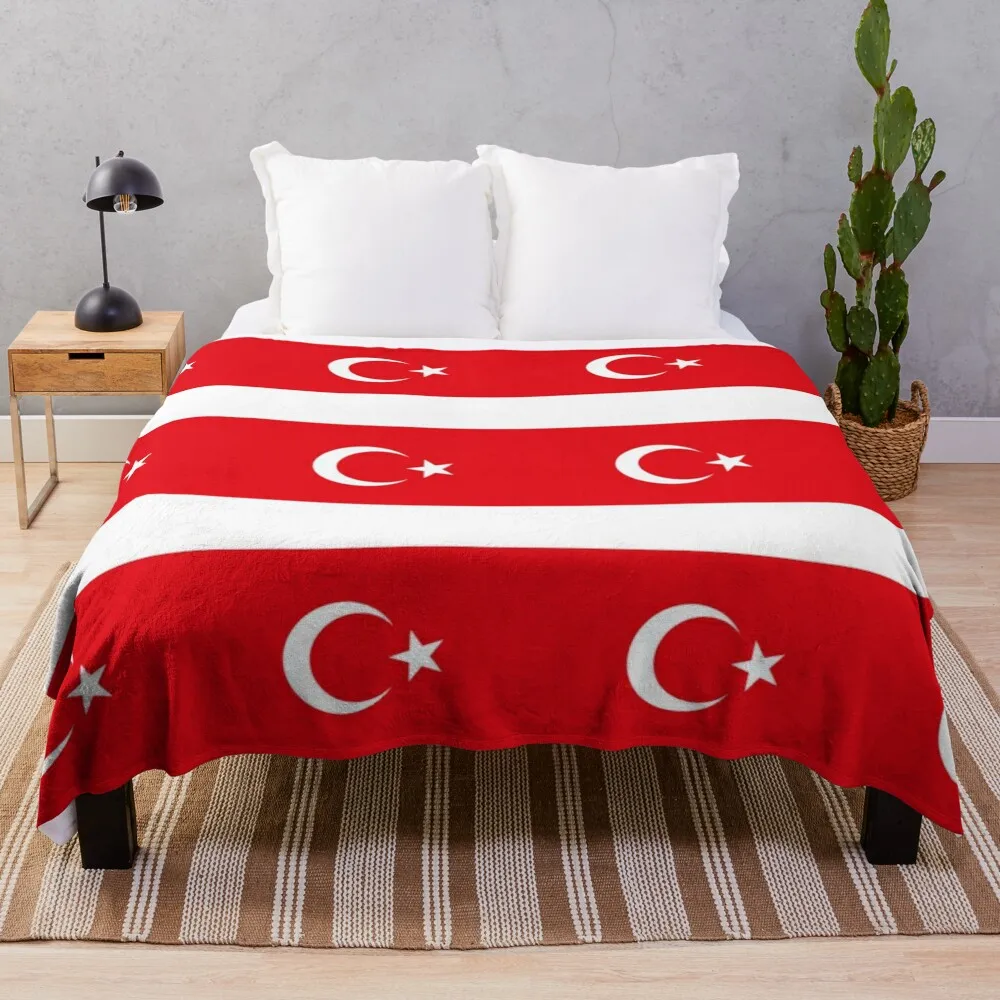 Turkey flag Throw Blanket Bed Decoratives Giant Sofa Blankets