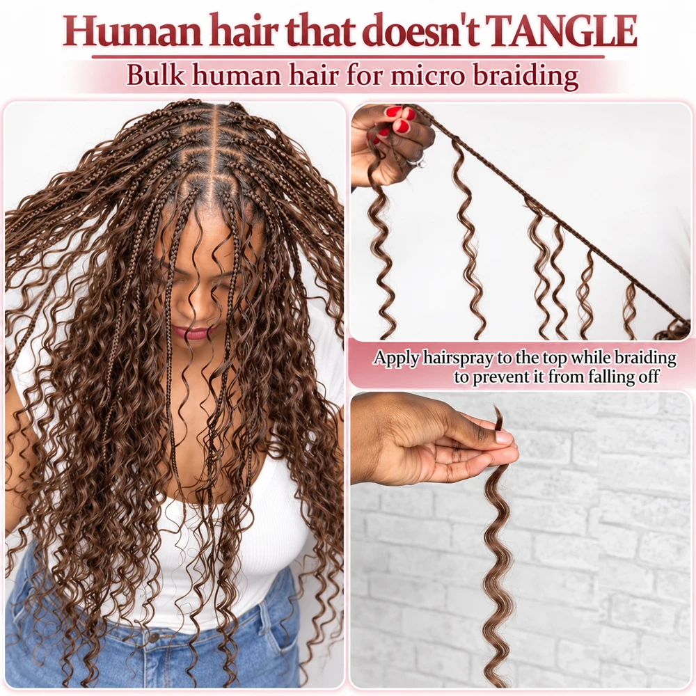 Miracle Knots #4 Brown Deep Wa - Human Hair Wigs recension och pris