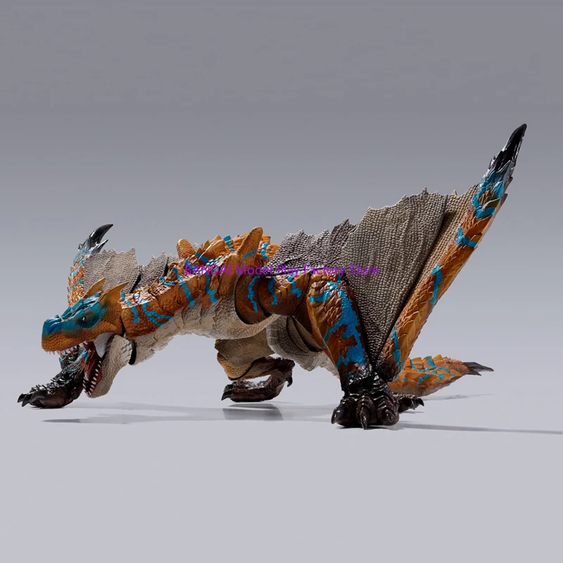 En Stock Monster Hunter Original Bandai S.H.MonsterArts Tigrex 30CM figurine ornement jouets décoration poupées ornement cadeau