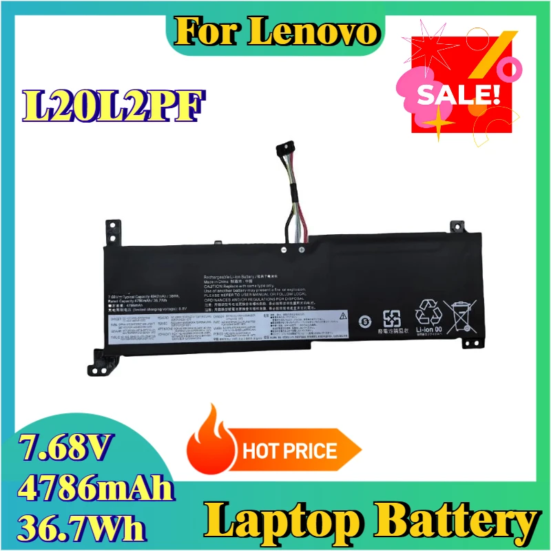 

Для Lenovo L20M2PF0 L20L2PF0 L20B2PF0 L20L3PF0 L20C3PF0 L20C2PF0 L20M3PF0 аккумулятор для ноутбука L20L2PF 7,68 В 4786 мАч 36,7 Втч0