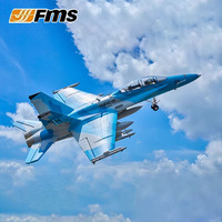 FMS New 64mm F-18 Simulation Remote Control Model Fixed Wing Electric Outdoor Performance High Speed Assembly Model