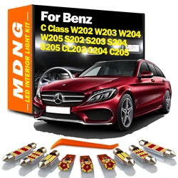 MDNG LED Indoor Light Kit For Mercedes Benz C Class W202 W203 W204 W205 S202 S203 S204 S205 CL203 C204 C205 Accessories Canbus