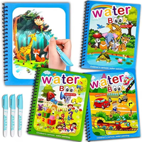 Drawing Coloring Books for Kids Magic Water Book with Pen 2 To 4 Years Old Children Learning  Education Toy Baby Montessori Toys