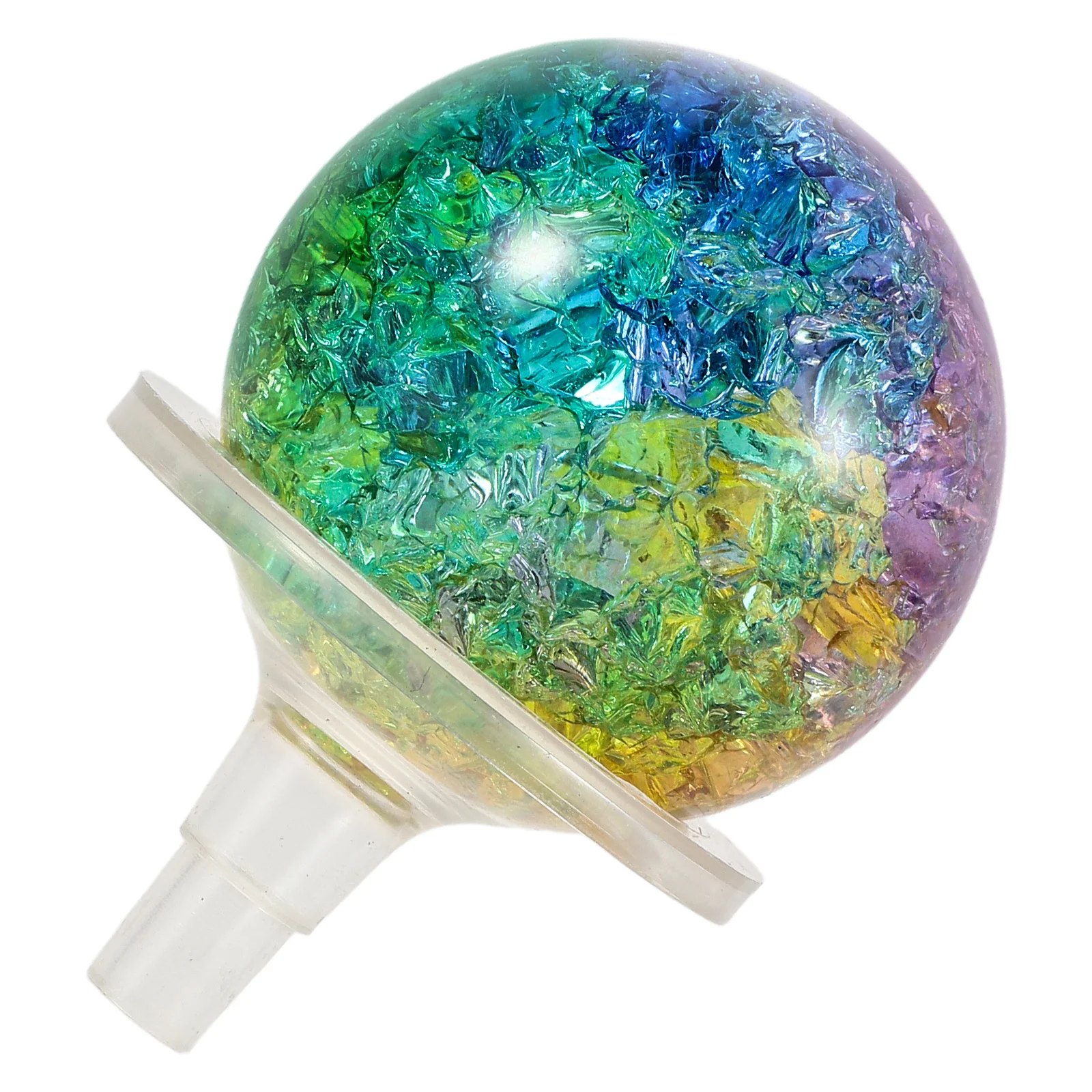 

1Set Ice Cracked Glass Ball Decorative Sphere Multi-Functional Round Globe for Aquarium Fountain Home Decor Round Glass Globe