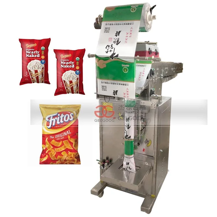 Puffed Food Packing Machine For Potato Chips Crisps Popcorn Fried Beans Packing Machine