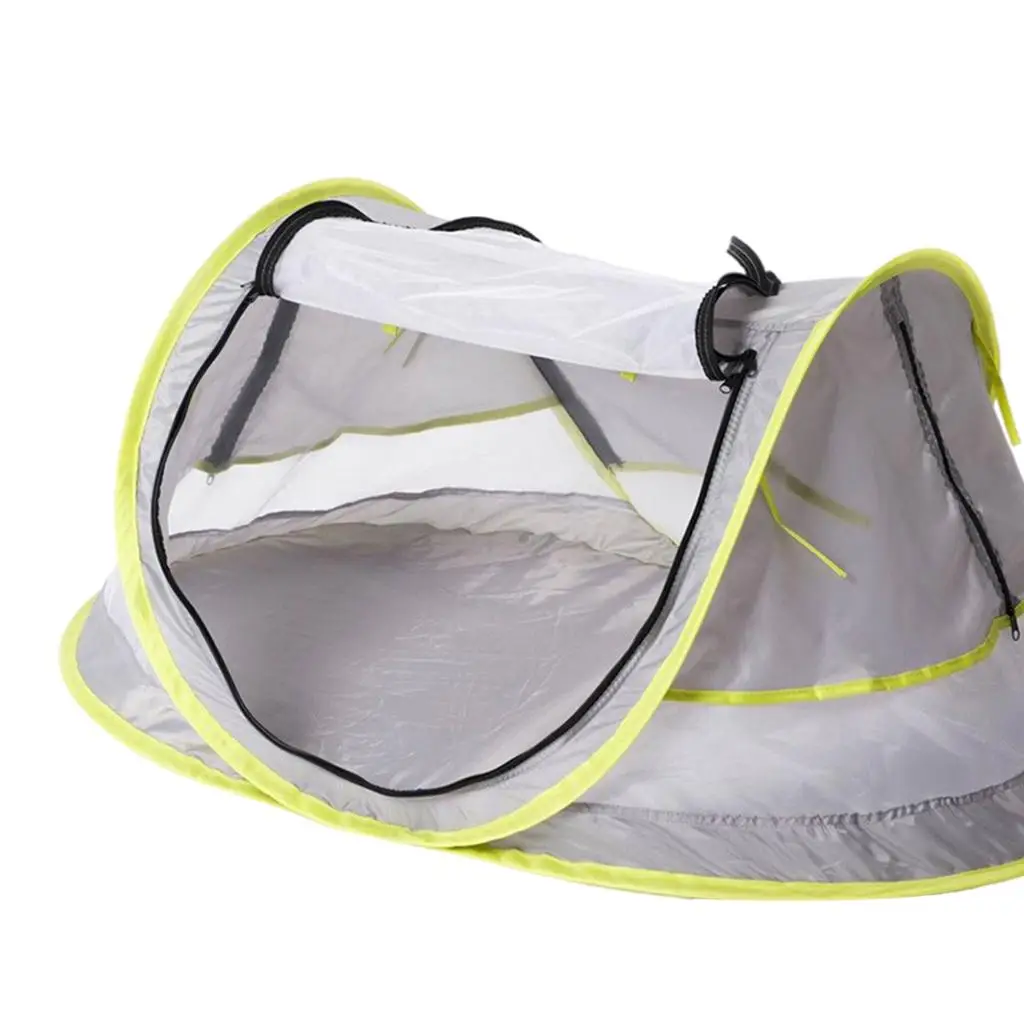Faltbares Zelt, atmungsaktive Reißverschlüsse, mobiles Bett für Babys, durchscheinendes Netz