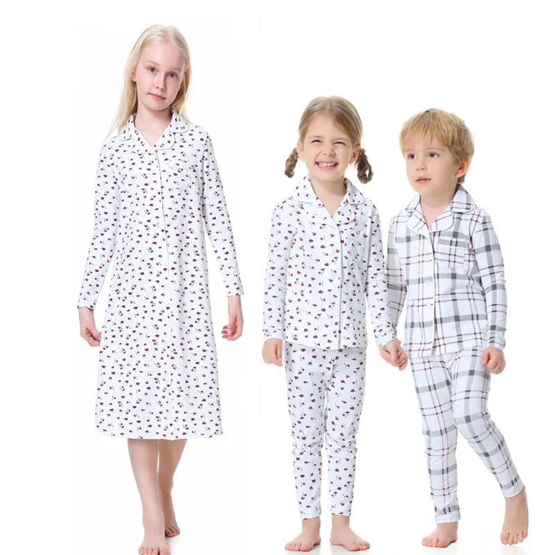 AP grandma rose & grandpa conjunto de vestido a cuadros, pelele para niñas y niños, ropa a juego familiar, ropa informal de algodón