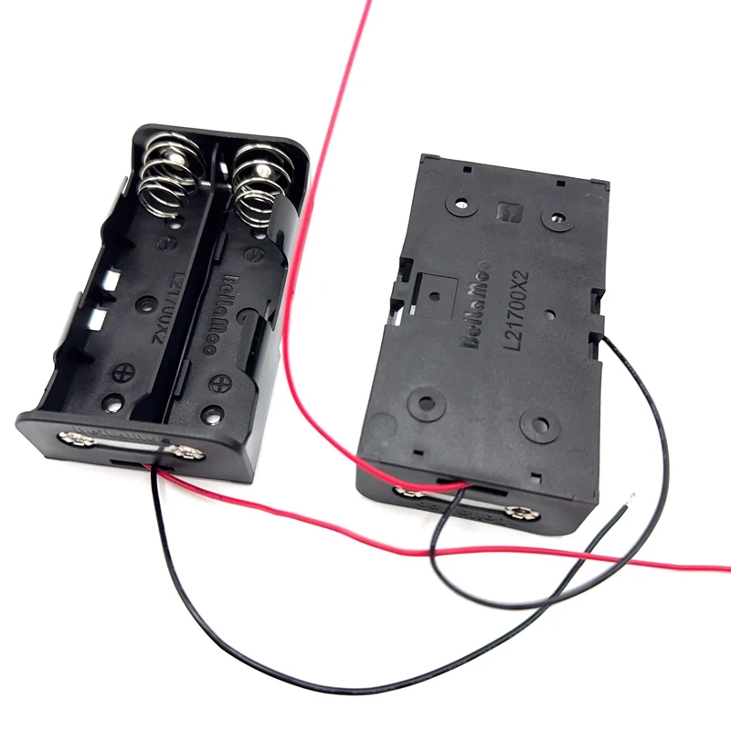 Caixa de bateria de lítio 21700, seção de pino pcb, série 1/2/3/4, slot de bateria paralela, base de 3.7v, suporte de bateria sem soldagem