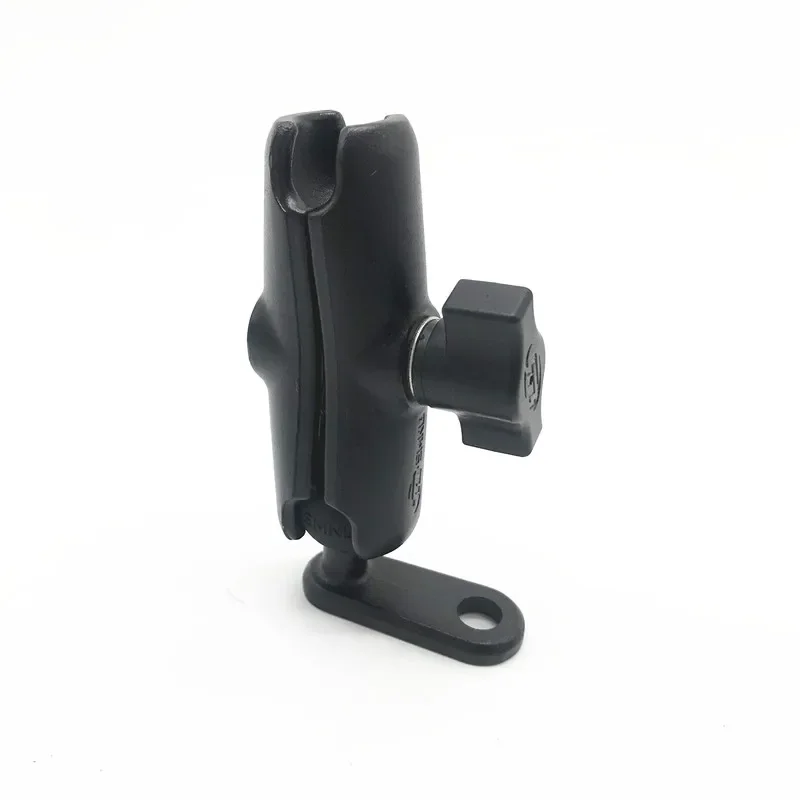 Aluminum L Type 1 inch ( 25mm ) ball with 10mm hole + Double Socket Arm for ram mount for Gopro hero 5  Garmin GPS, Smartphone