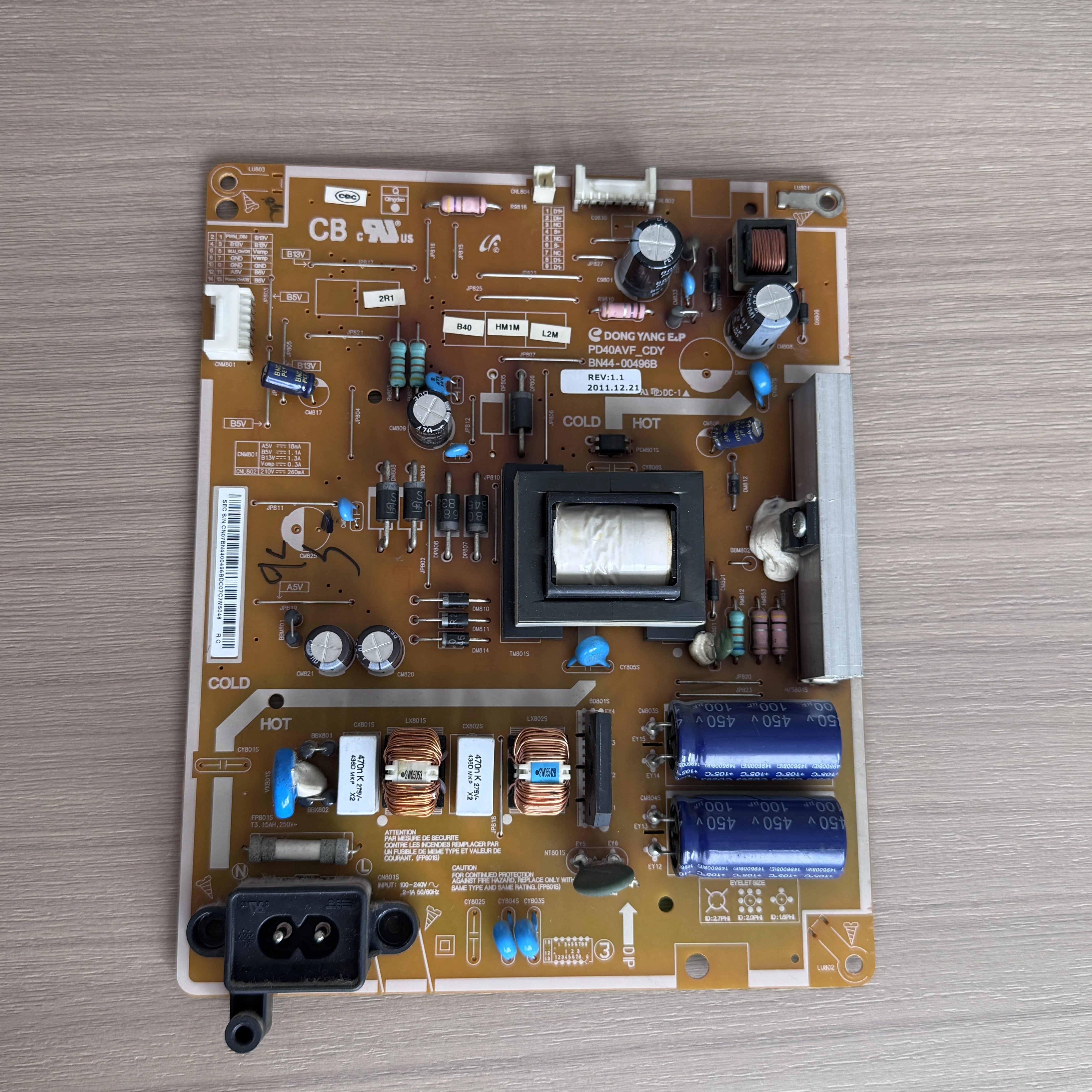 

BN44-00496B BN44-00496A Power Board PD40AVF_CSM PSLF760C04A For UA40EH5000R UA40EH5080R UE40EH5000F UA40EH5003R un39eh500