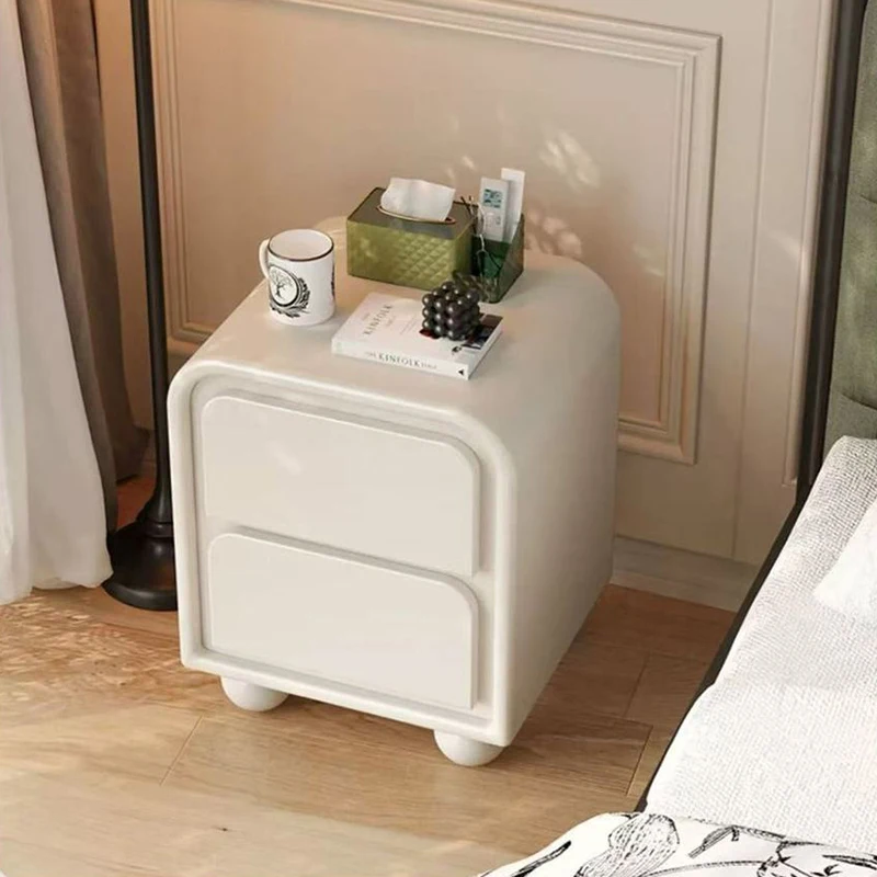 Mesita De Noche bonita y moderna, almacenamiento nórdico, mesita De Noche De café para dormitorio, cajones blancos pequeños, Mesitas De Noche, muebles para el hogar