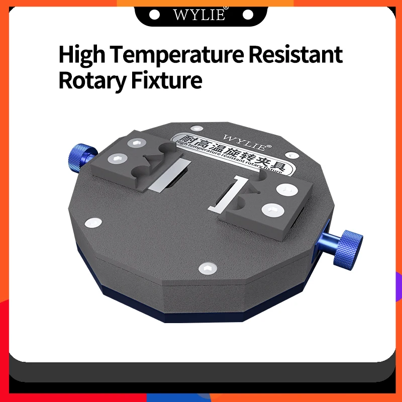 WYLIE K18 تركيبات دوارة عالية الحرارة مع 360 درجة °   دوران 40 مللي متر لقط التمركز التلقائي للهاتف PCB/BGA إصلاح كتيفة ثابتة أداة