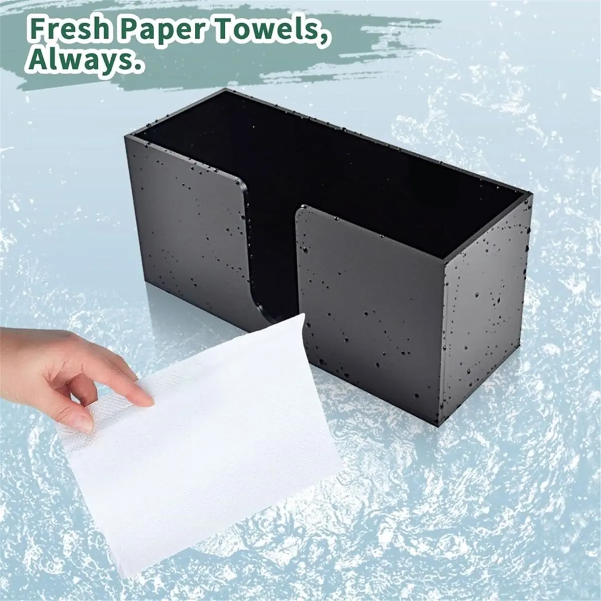 

4pcs Tabletop Tissue Holder, Acrylic Tissue Dispenser, Bathroom Tissue Dispenser, Kitchen Tissue Dispenser