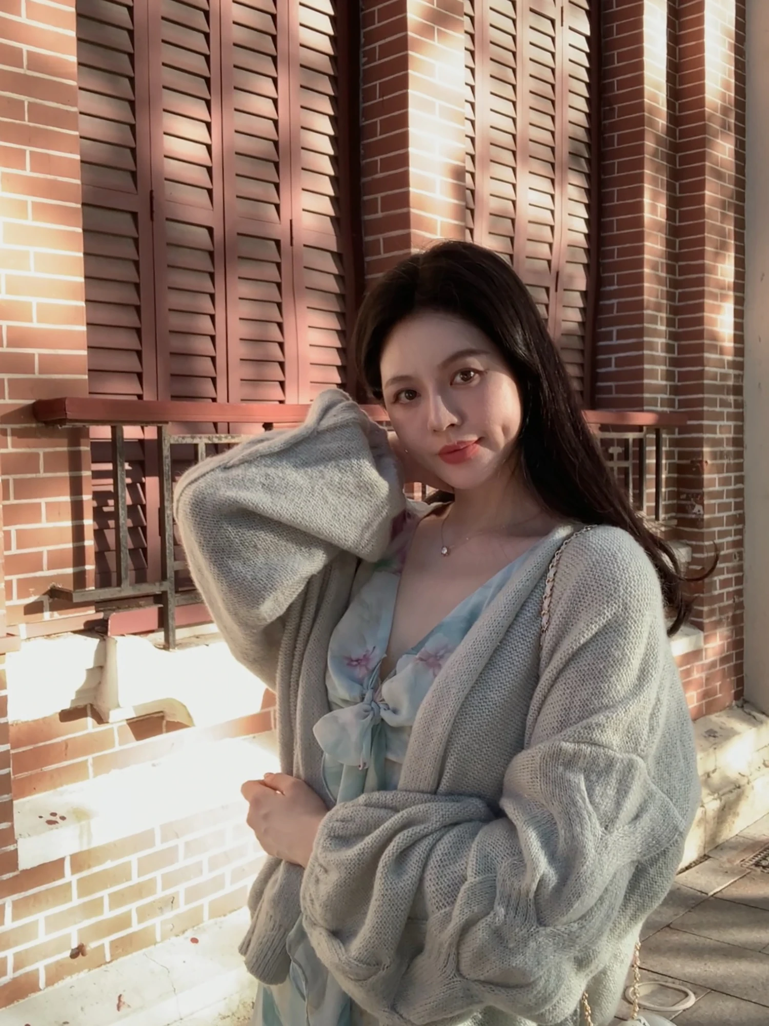 

Мягкий уютный вязаный кардиган-свитер для женщин, осенняя модная приталенная теплая кофта с длинными рукавами для создания расслабленного образа