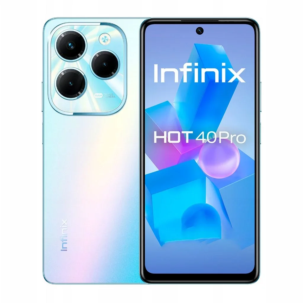 Infinix Hot 40 Pro 256GB ROM / 8GB RAM Global Version | 4G Smartphone, Global ROM, 108MP Camera, 33W Charger