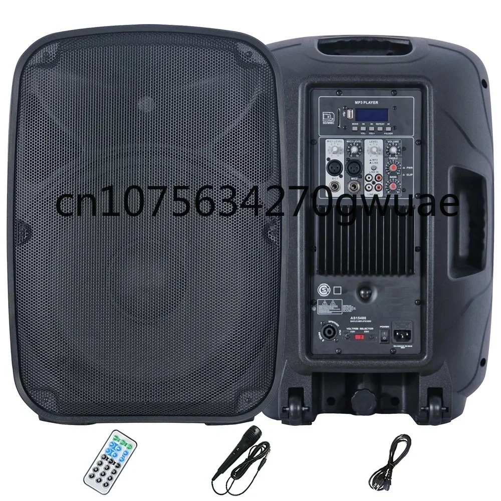 

OEM 800W 15" Subwoofer professional audio portable wireless Karaoke sets PA speaker system Party sound box Bocina Parlant