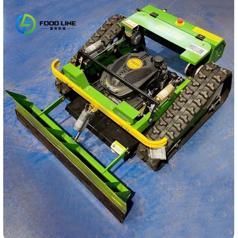 Custom All Terrain Remote Control Robot Lawn Mower, Automatic Slope Grass Cutter Suitable for Farm Garden Landscaping