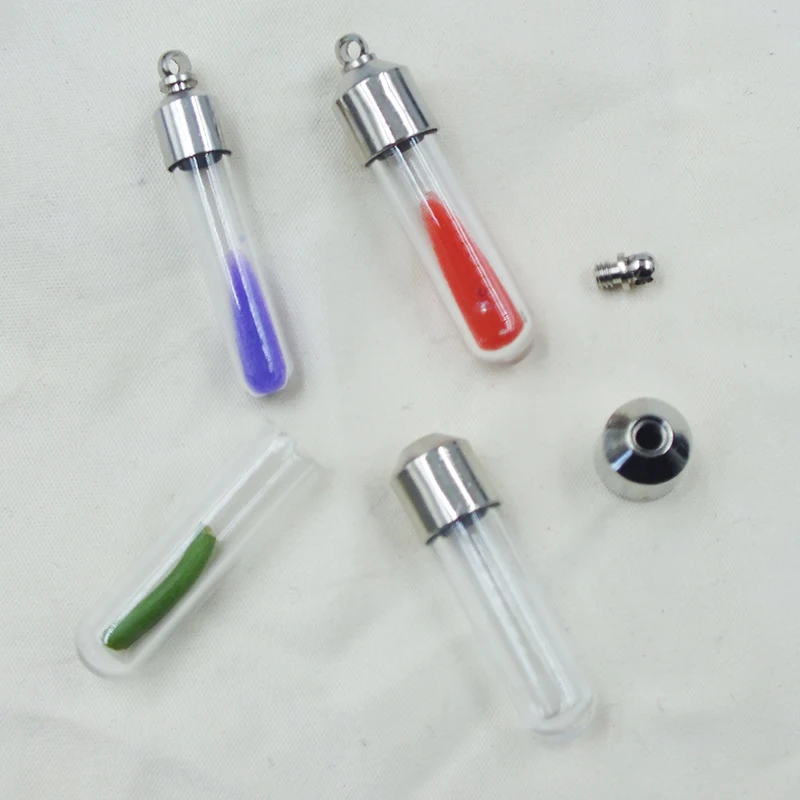 100PCS . 6x30mm/8X30MM. wishing bottle/perfume bottle/drifting bottle. DIY makes its own classic pendant ( bulk)