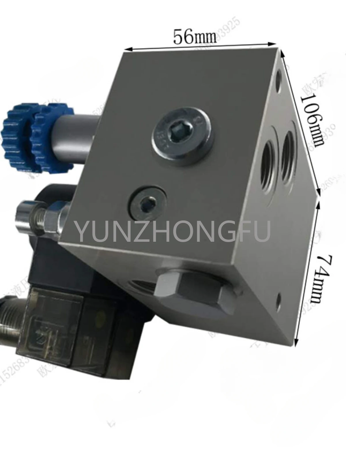 Valve Dual Speed Drop Valve Set Manual Adjustable Pressure Relief Freight Ladder Hydraulic Station Dual Voltage Can Be Equipped