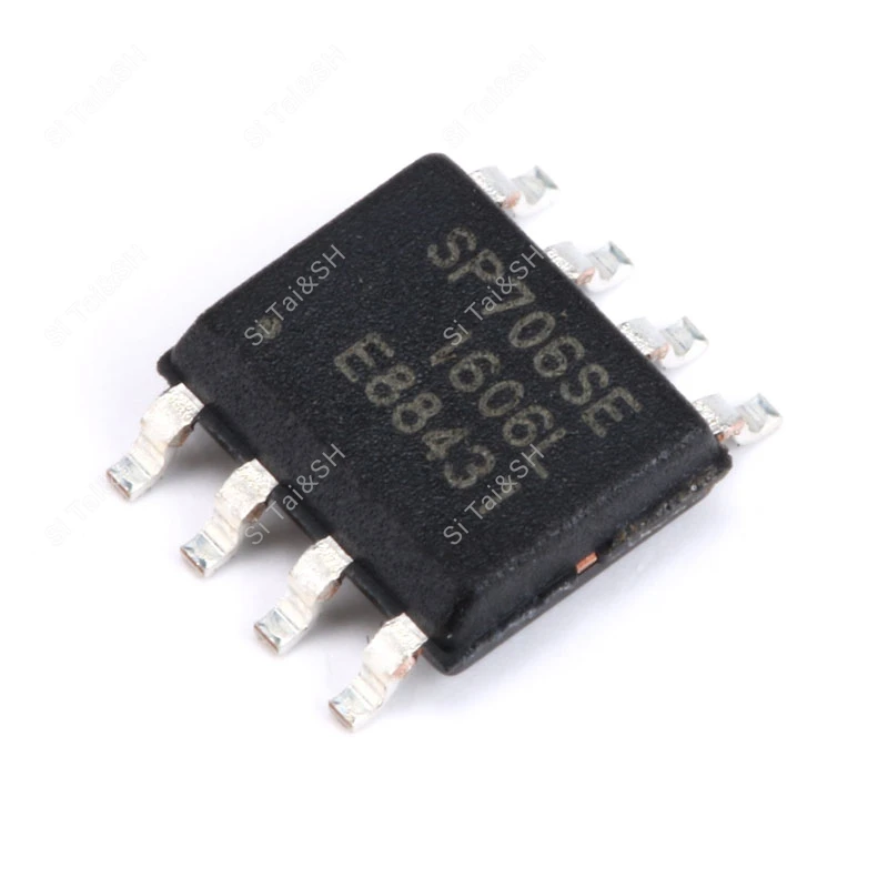 โมเลเว่ย 10 ชิ้น SP706SEN-L/TR ปลอกป้องกันพลาสติก-8 MCU เคสพลาสติกสีดำ
