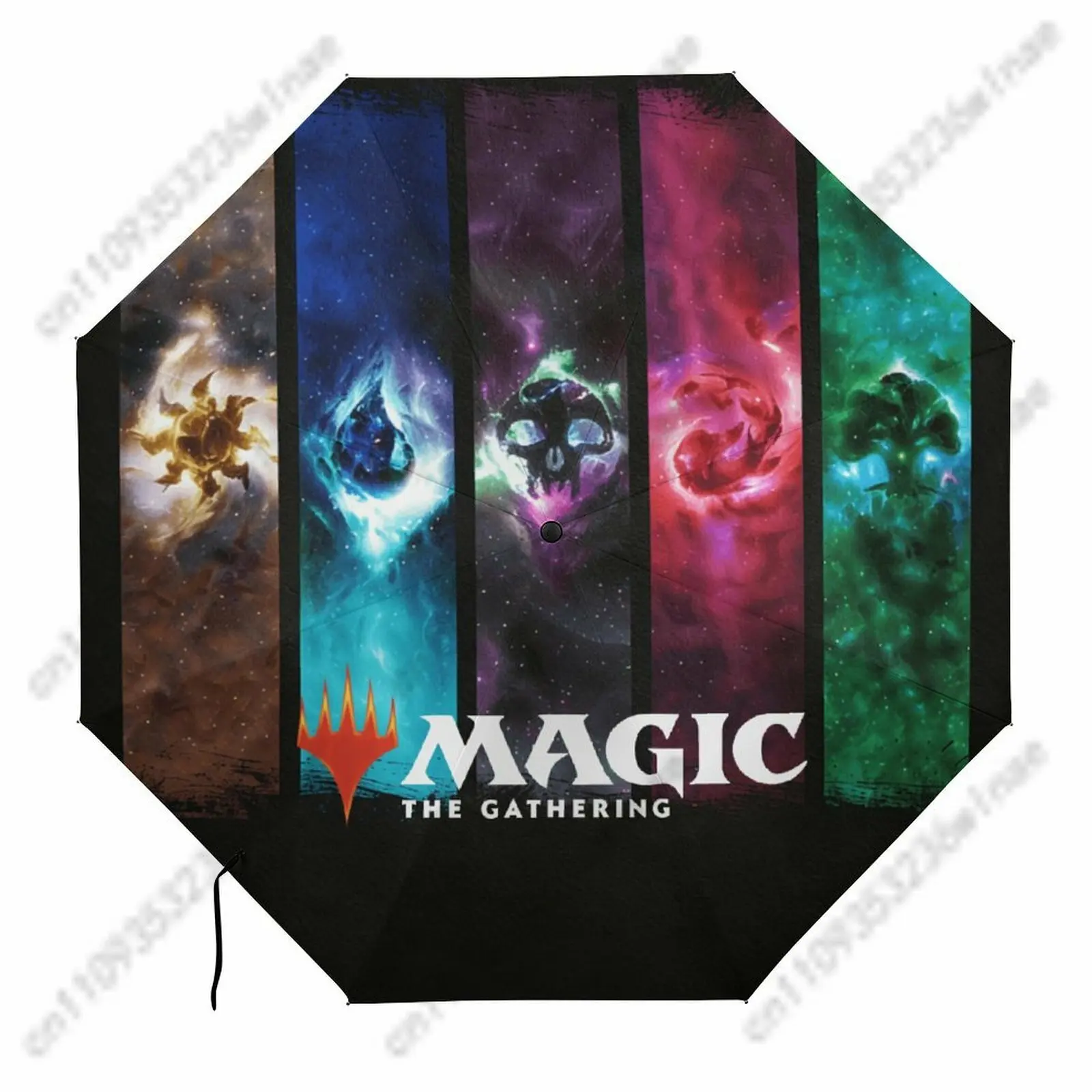 Magic The Gathering 2 Fold Automatic Golf Umbrella Windproof Waterproof Folding Umbrella Fashion Lightweight Custom Sun Umbrella