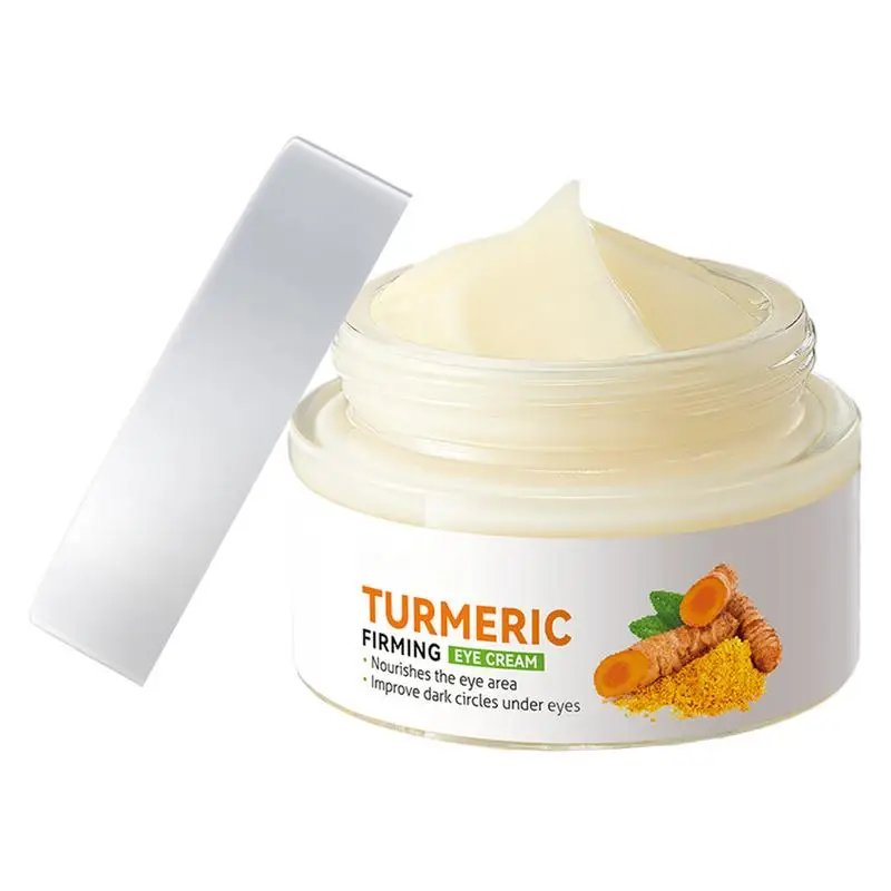 

1pcs Anti Dark Circle Eye Cream Eye Bags turmeric Lightening Cream Wrinkle Removal Serum Eyes Firming Skin Care Beauty