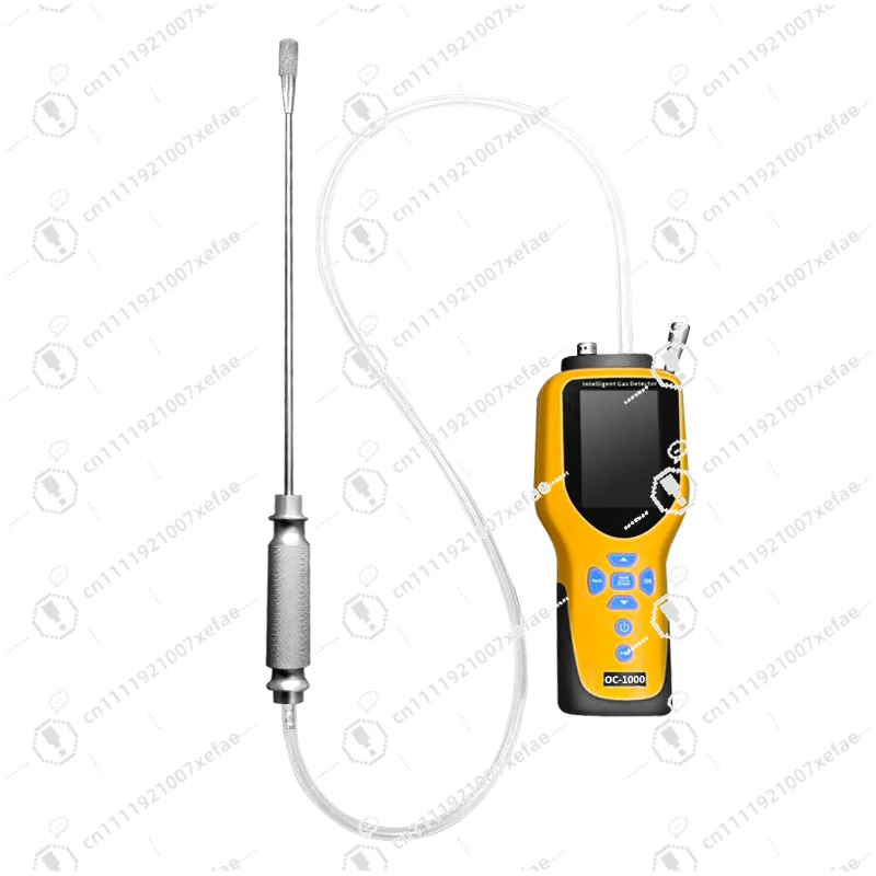 Portable Handheld Exhaust Gas Analyzer Automotive Emissions SO2 NO2 CO LCD Display with Pump Suction Sampling