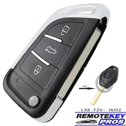 KEYDIY LX8 FZV EWS Modified Remote Key 315MHz / 433MHz ID44 Fob for BMW E36 E38 E39 E46 E53 E60 E61 E81 X3 X5 Z3 Z4 HU92/HU58