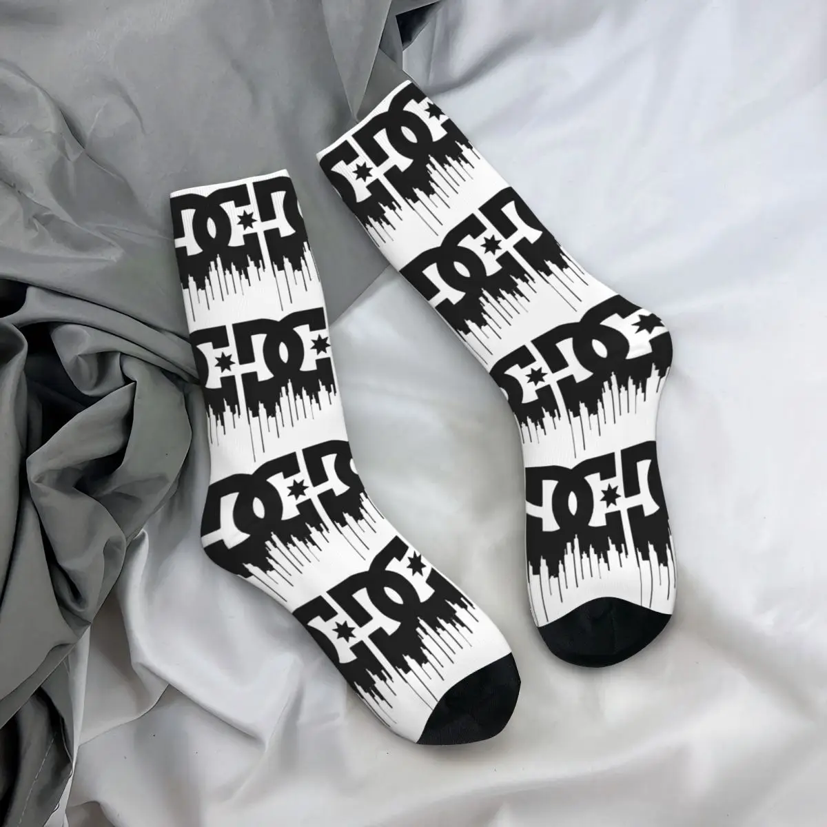 

Всесезонные чулки для экипажа D-DC-S S-S C-Co-S Носки Harajuku Длинные носки Аксессуары для мужчин и женщин Подарки