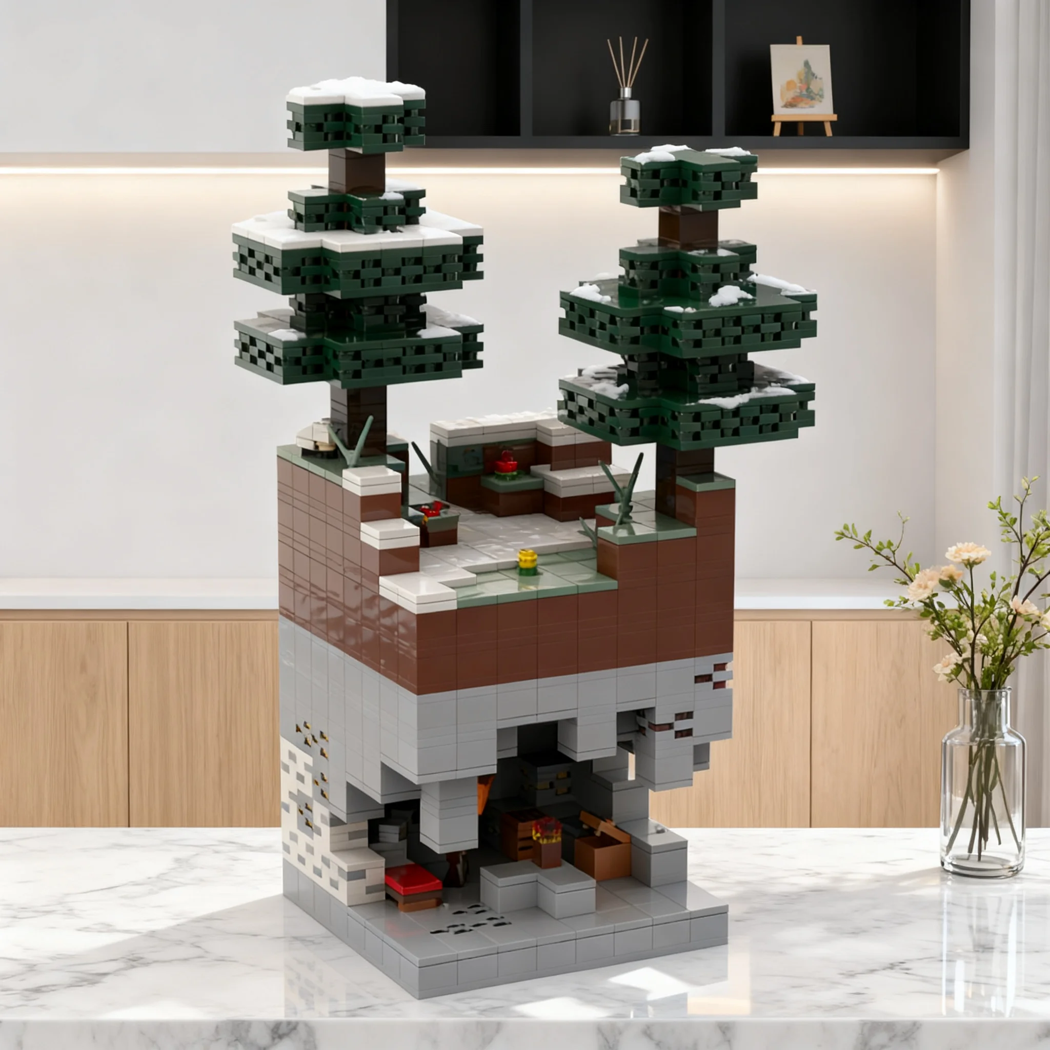 2981pcs MOC Ambush In The Snowy Plains Model Toys Building Blocks Architecture Christmas Gift Birthday Idea Brick Kids Creative