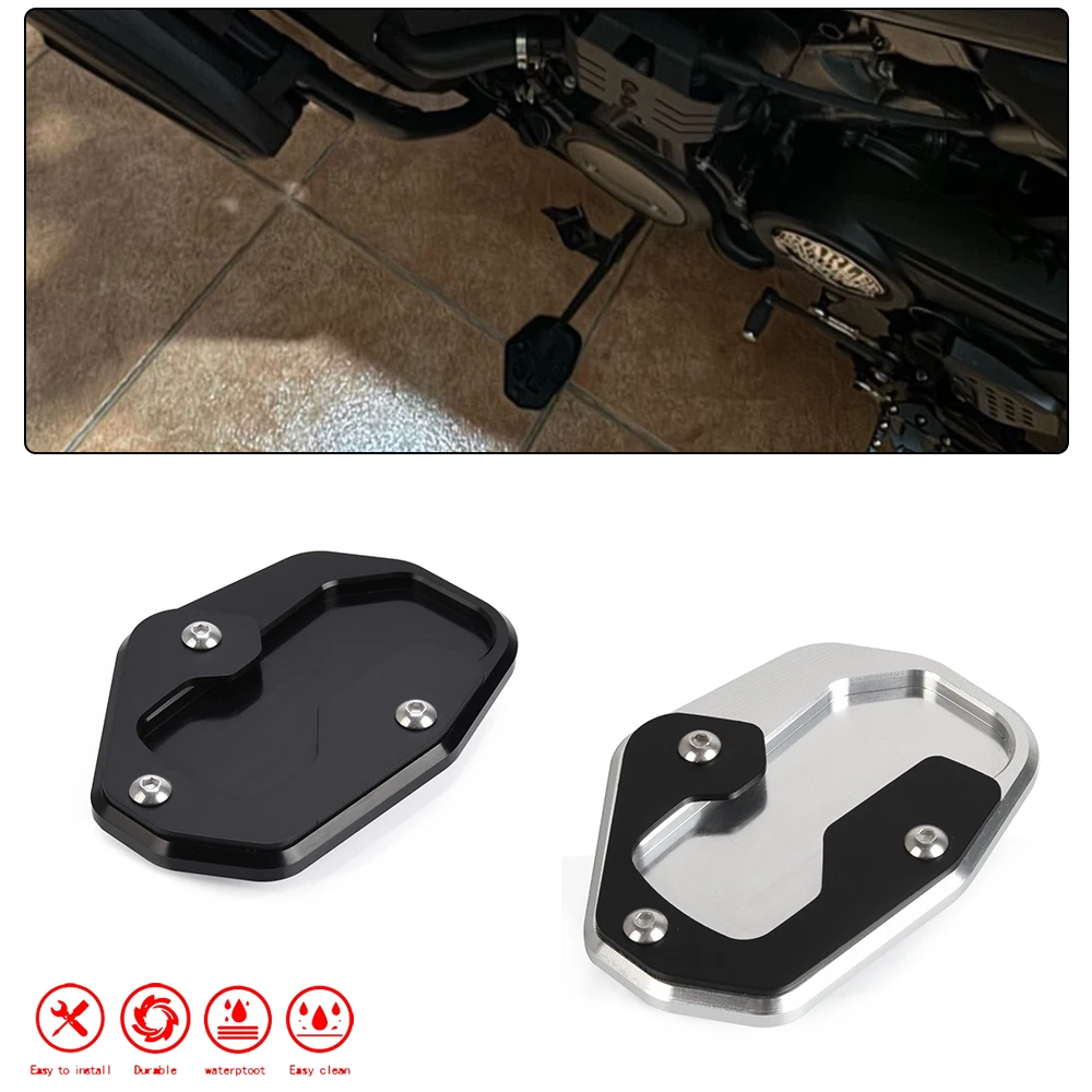 

Motorcycle For Pan America RA1250 RA11250 Special 1250 RA1250S PanAmerica 2021-2023 Side Stand Enlarge Kickstand Plate Pad