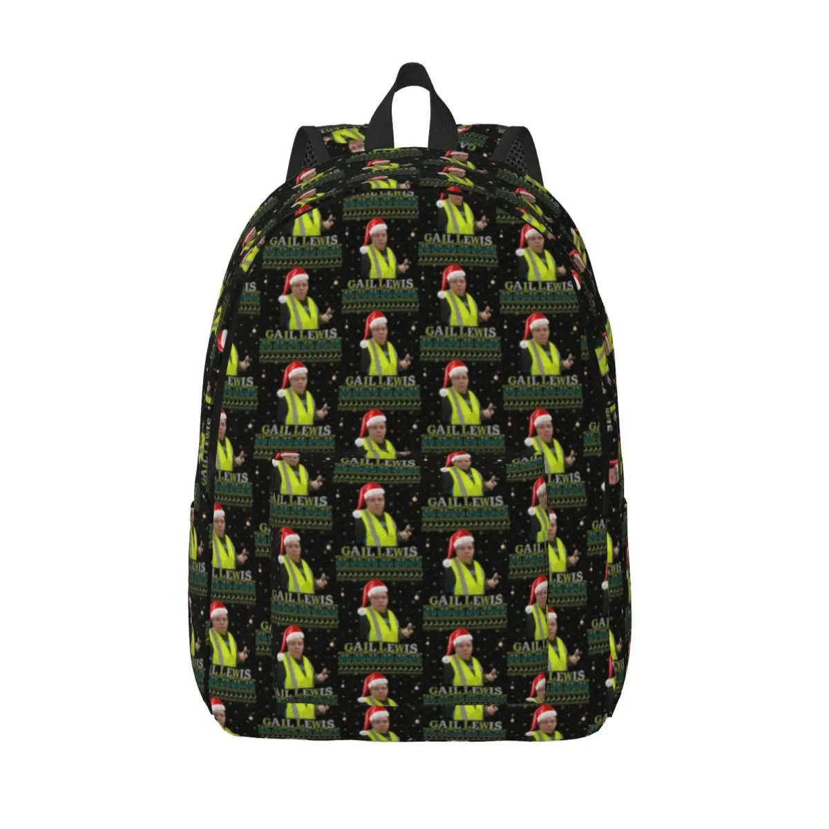 Gail Lewis Christmas Backpack Girl Hero Pattern Backpacks Polyester Streetwear High School Bags University High Quality Rucksack