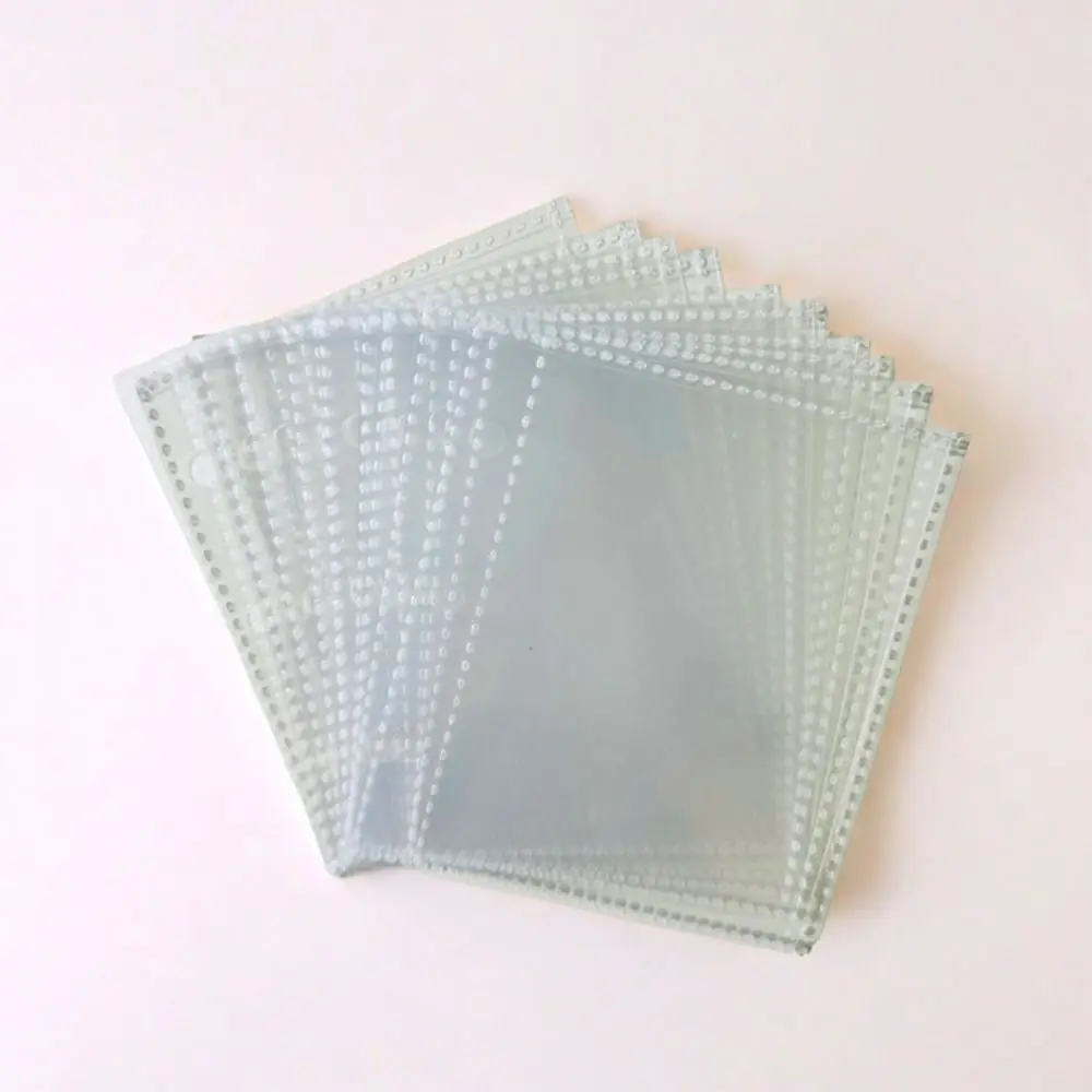 Cute A8 Binder Photo Album Cover 3 Holes PVC Clear Kpop Photocard Holder Waterproof Name Card Book
