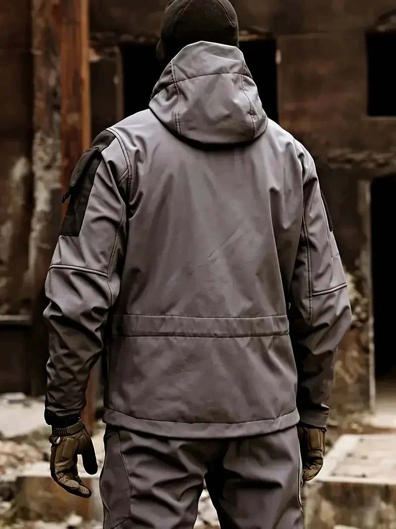 New Autumn WinterTactical Jackets Men Military Soft Shell Waterproof Windproof Hooded Jacket Outdoor Functional Multi-pockets 84 S78f3bd8a48bb4a099aef9d6b7c119a0fY