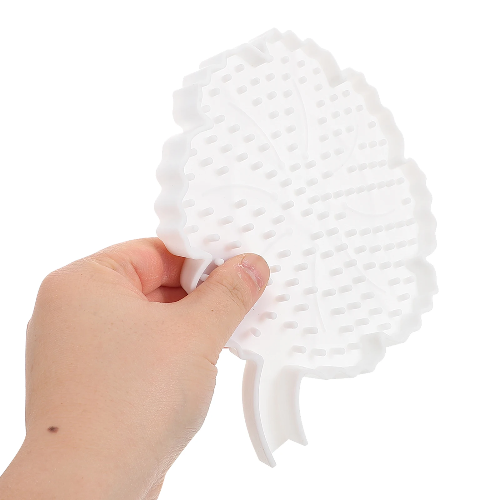 

Silicone Holder White Bathroom Kitchen Sink Organizer Drain Spout Sponge Storage Rack Self Draining Soap Dish Nonslip Base