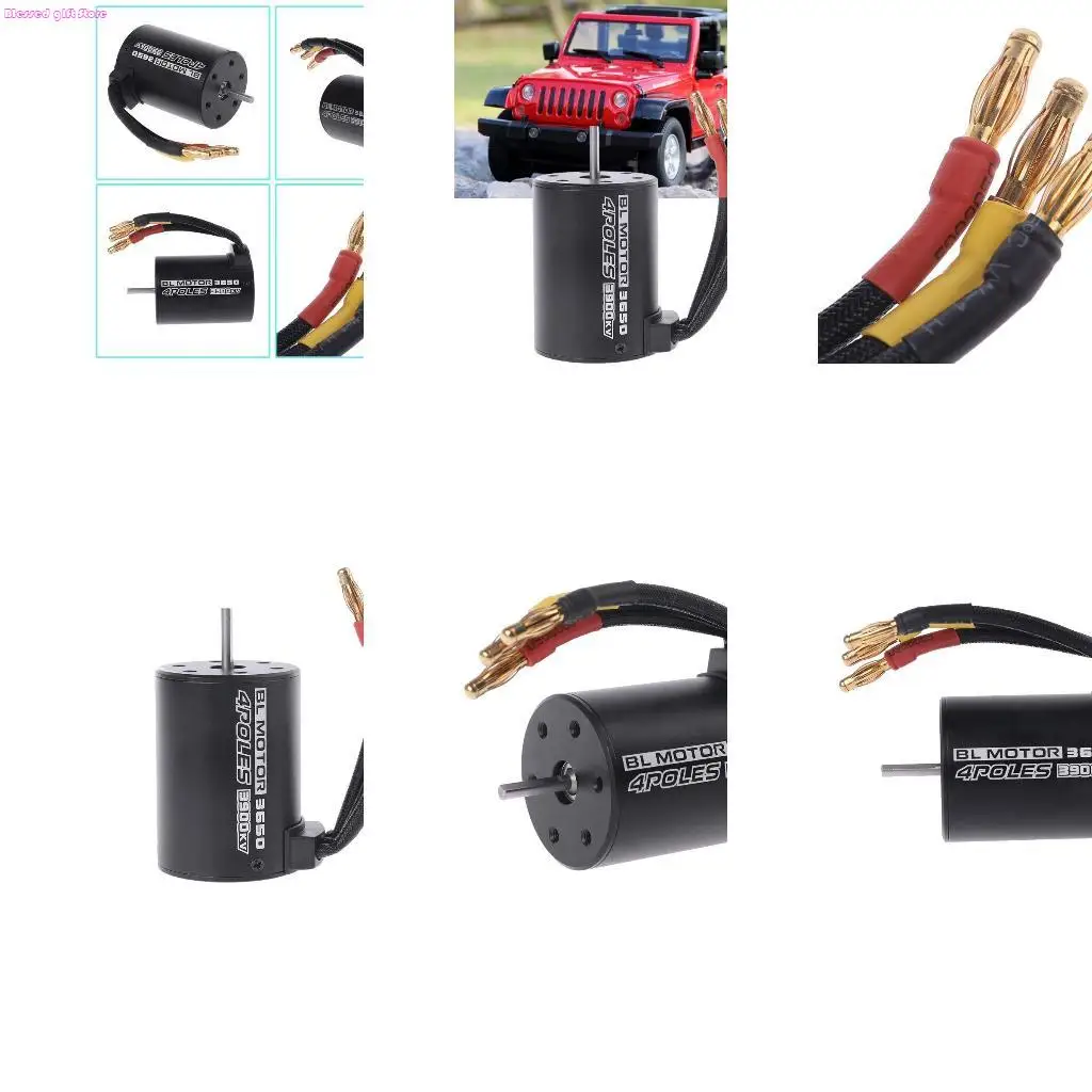 

D0JC 1.42in Remote Control Car Brushless Electric Motor Sensorless Waterproof for 1/8 Car Parts Model Car Parts