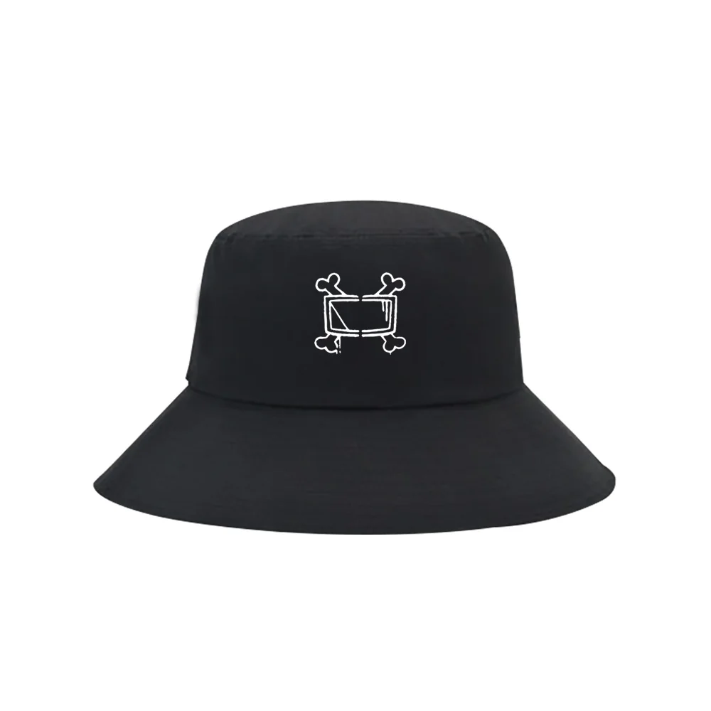 นักฆ่าอนินทรีย์ฆาตกรรม Drones อะนิเมะพิมพ์หมวกชาวประมงแฟชั่นผู้ชายและผู้หญิง Universal หมวกบังแดด