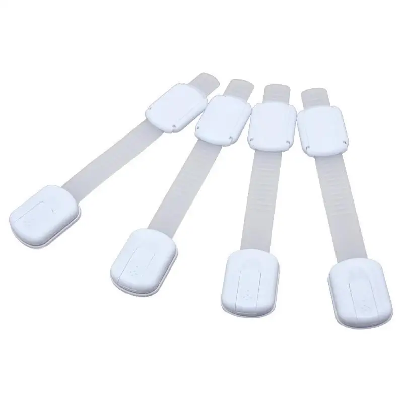 4Pcs Child Safety Drawer Lock for Refrigerators Cabinets Drawers Freezers and Doors Baby Proofing Adhesive Lock for Home Kitchen