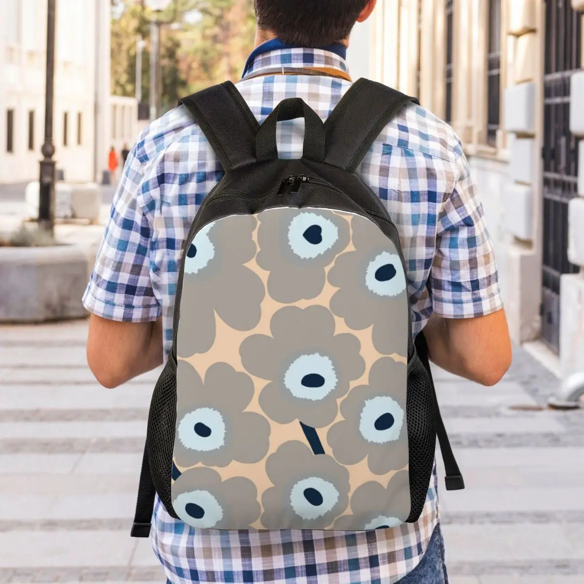 Custom Little Poppy Print Backpack for Women Men Waterproof College School Fashion Modern Style Bag Print Bookbags