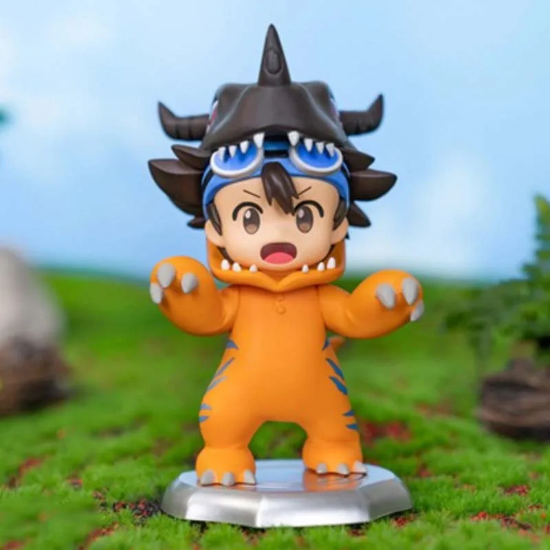 Bandai Digimon Gacha Capsule Blind Box Il secondo vestito da bambola Takaishi Takeru Yagami Hikari Anime Figure Toy per collezionisti