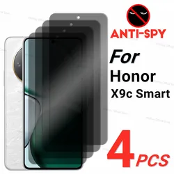 2/4PCS Privacy Screen Protector For Honor X9c Smart Anti-Spy Tempered Glass Honor X9c Smart Privacy Phone Glass Honor X9c Smart