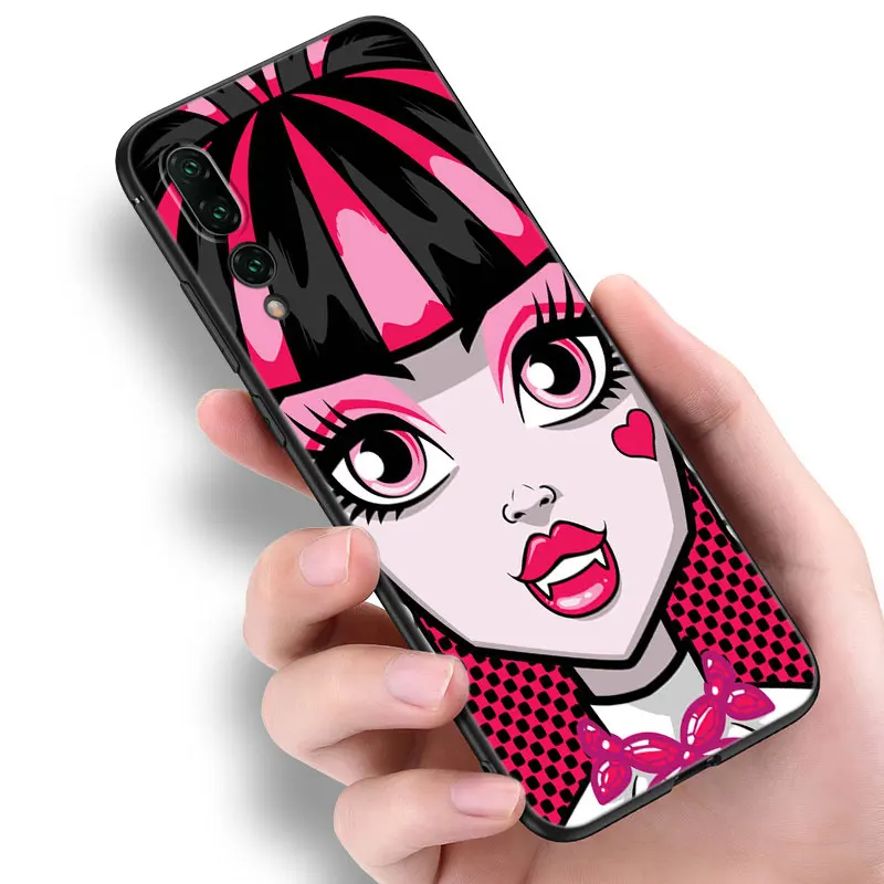 Anime High School Girl Phone Case For Huawei Pura 70 Ultra P20 P30 P40 Lite P60 Art P50 Pro P50E P Smart 2018 2019 2020 2021