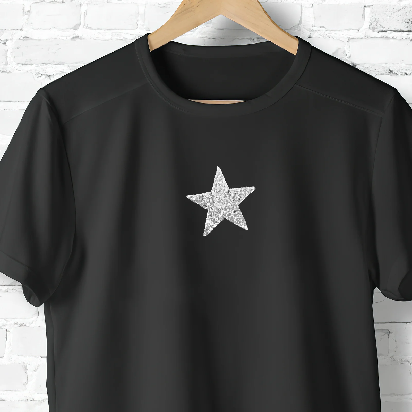 

5pcs Sequin Embroidery Patches Iron On Star Patch For Clothes Crafts Diy Decorative Garment Repair Small Glitter Patches