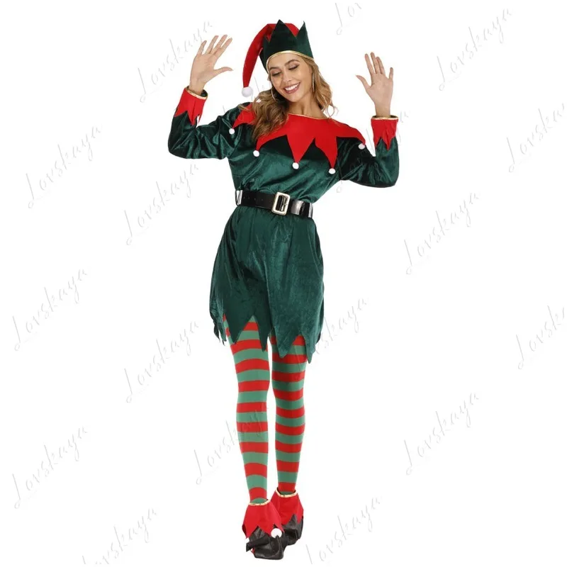 

New Year and Christmas Costumes, Cute Christmas Elf Outfits, Sexy Party Christmas Dresses for Nightclub and Stage Performances