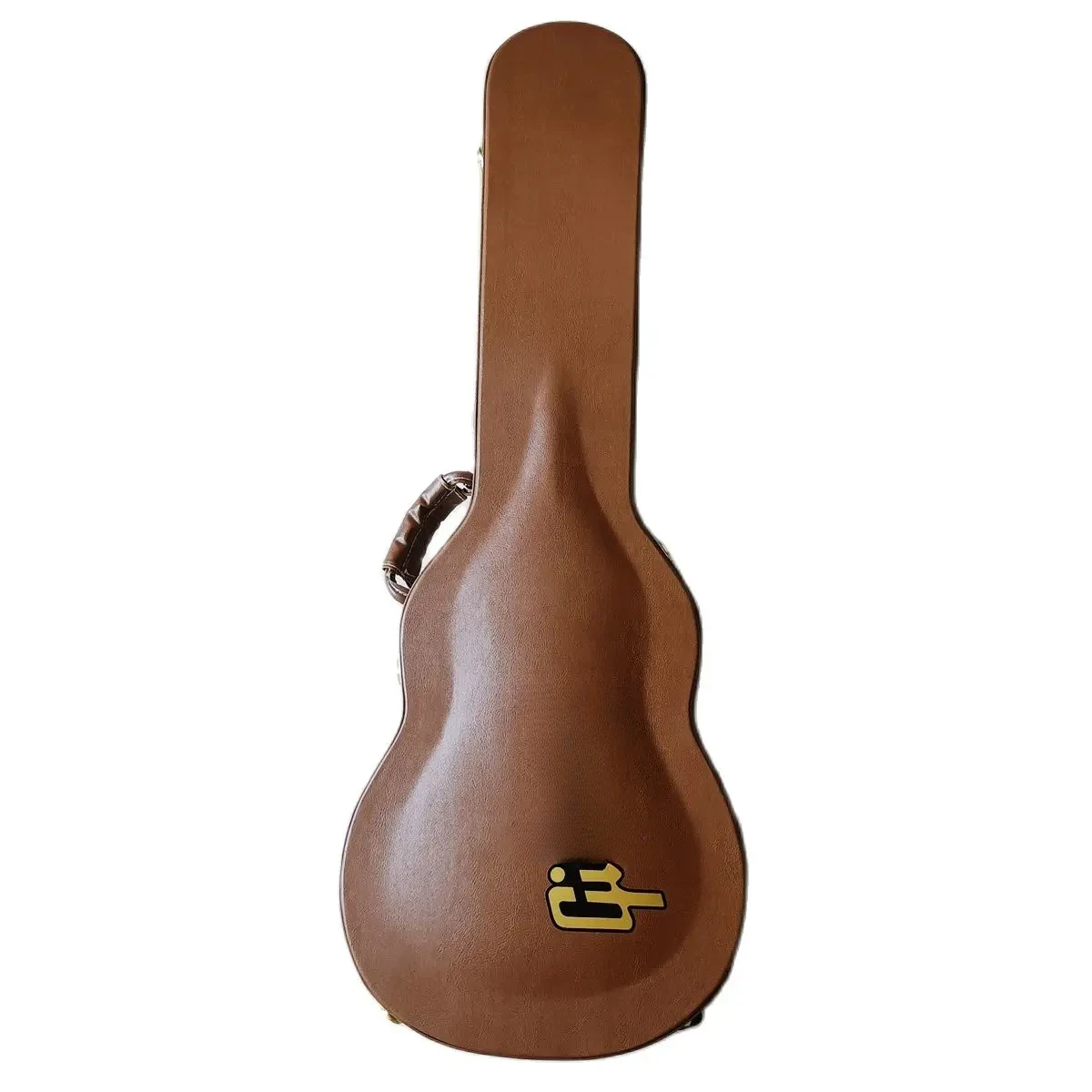 Ugrade Brown Hard Shell Electric Guitar Case Superior PU Gold Hardware